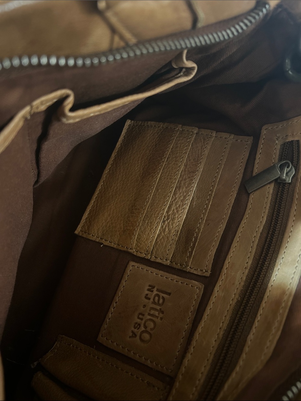 latico Tan Leather bag - Picture 3 of 4